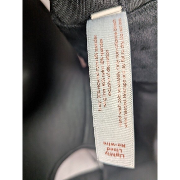 Cacique Bra 48DDD Lightly Lined No-Wire Black Lane Bryant Wireless Plus Size - Picture 10 of 11